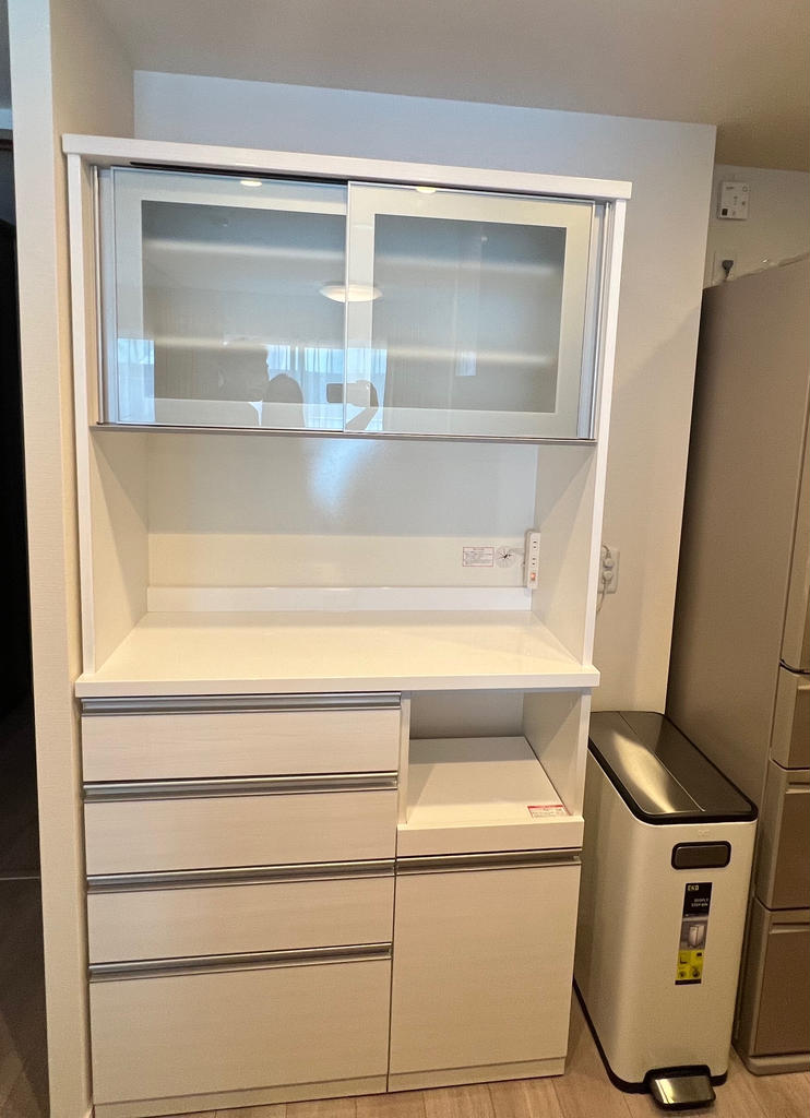 上台ロータイプ奥行51標準天板(ホワイト)】(リガーレ50GL-100KB WH