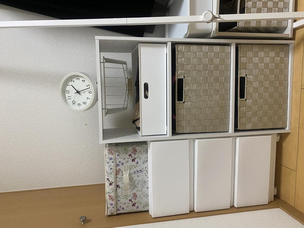 工具不要で組み立て簡単ワイドチェスト デコニーCV2(4段 ホワイト) の