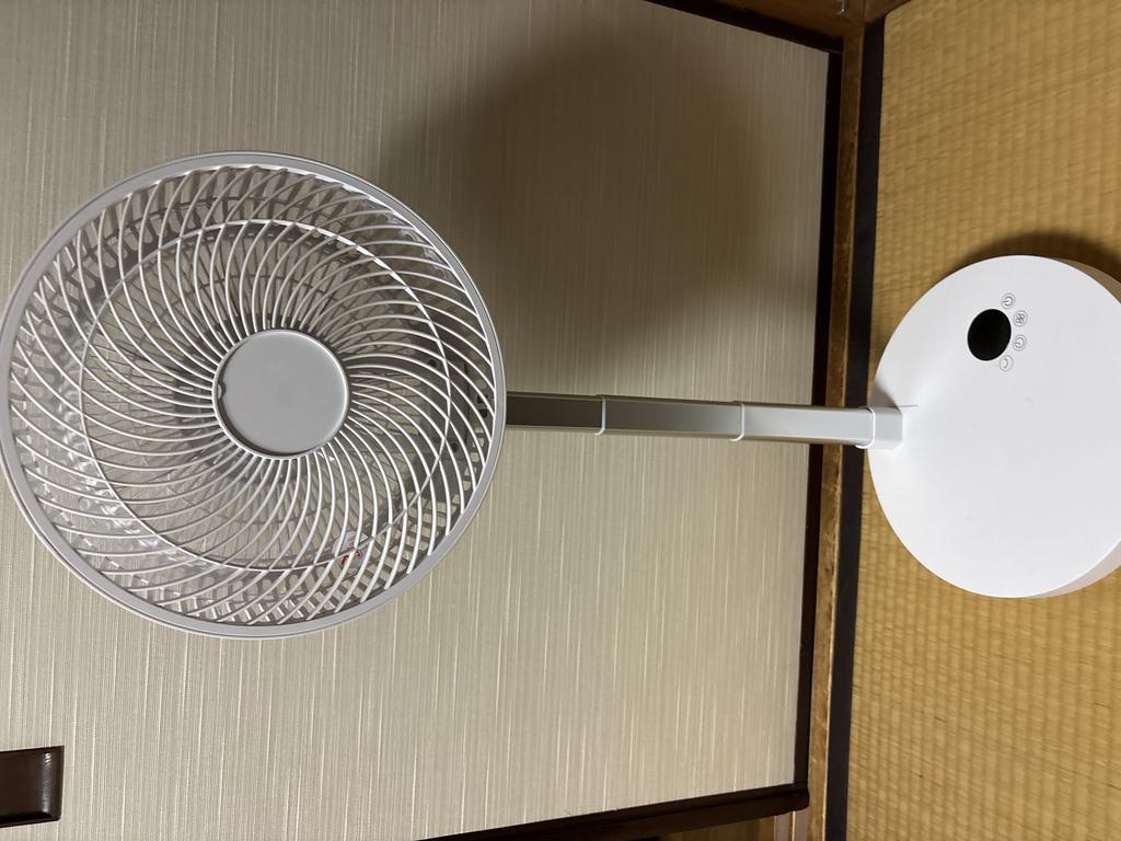 DCタイプ 折りたためるコードレス扇風機 (25cm FD03NG-WH) のレビュー