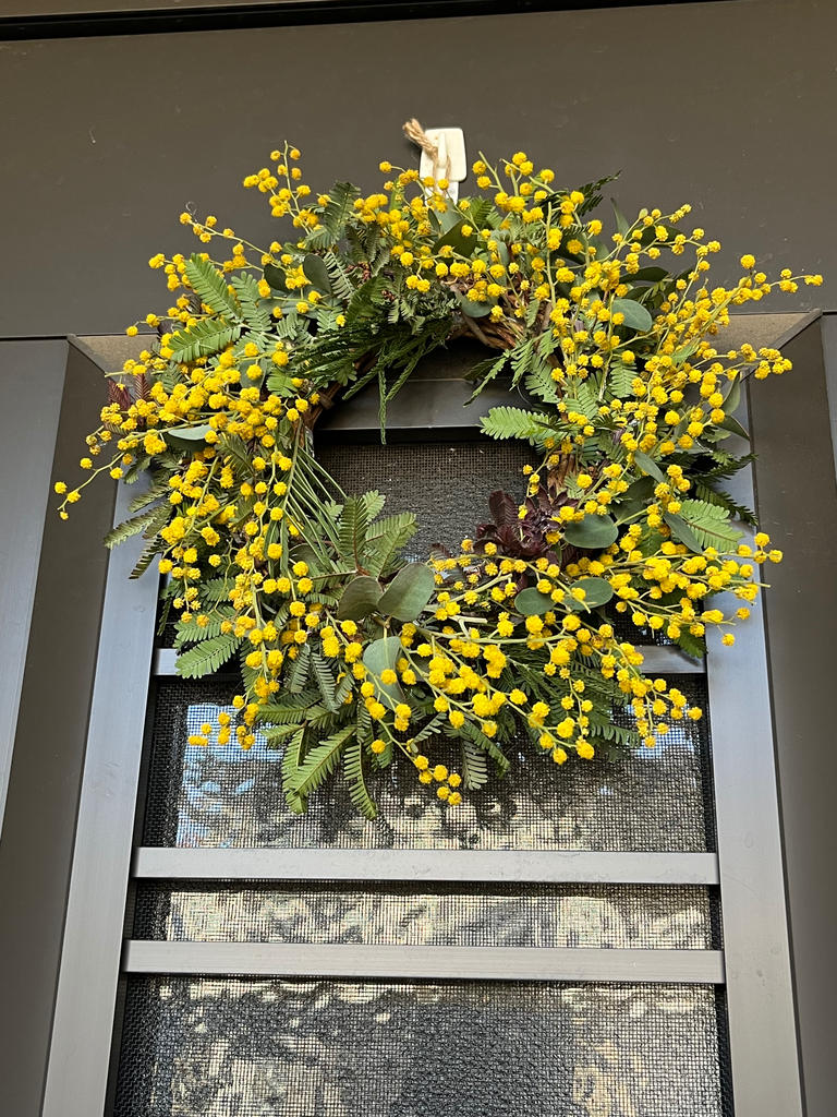 フレッシュ ミモザリース」| 花屋「フジテレビフラワーネット」の