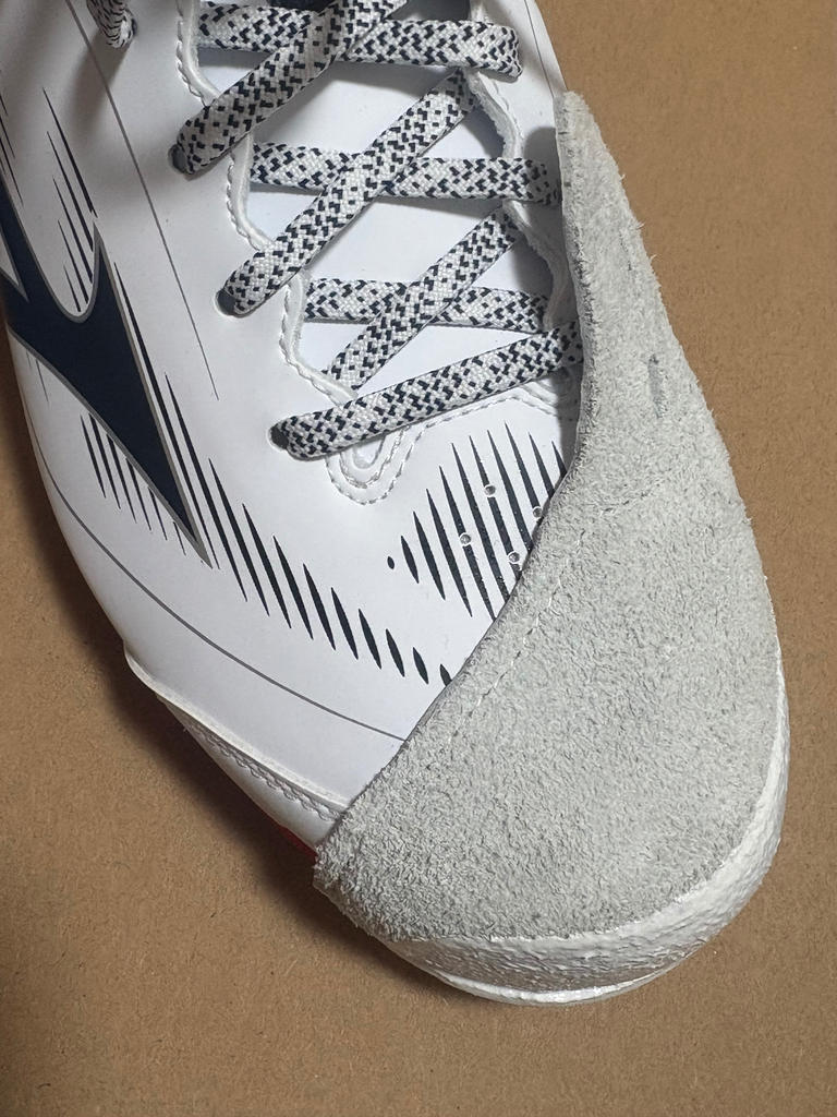 Mizuno オーダースパイクシューズ ネイビー/ホワイト　右足Pカバー付き MIZUNO 【サイズ交換送料無料】ホワイト×ネイビー ミズノ 野球