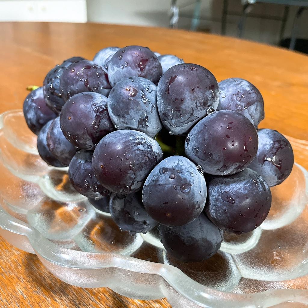 大粒ぶどう『藤稔（ふじみのり）』山梨県産 JAふえふき 約2kg（3〜4房