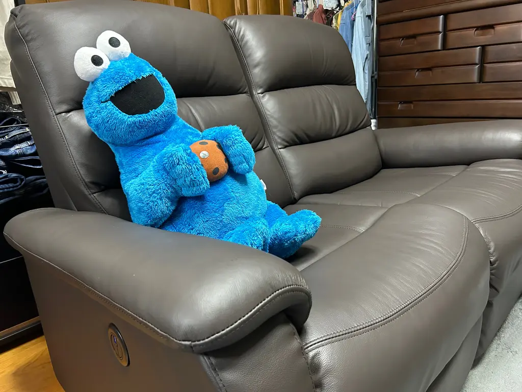 決まりました】ニトリ 電動ソファ ネイビー