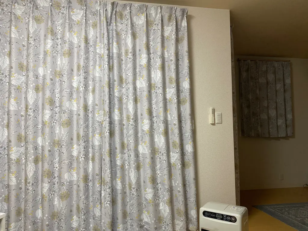 お好みサイズカーテン リーフ グレー通販 ニトリネット 公式 家具 インテリア通販